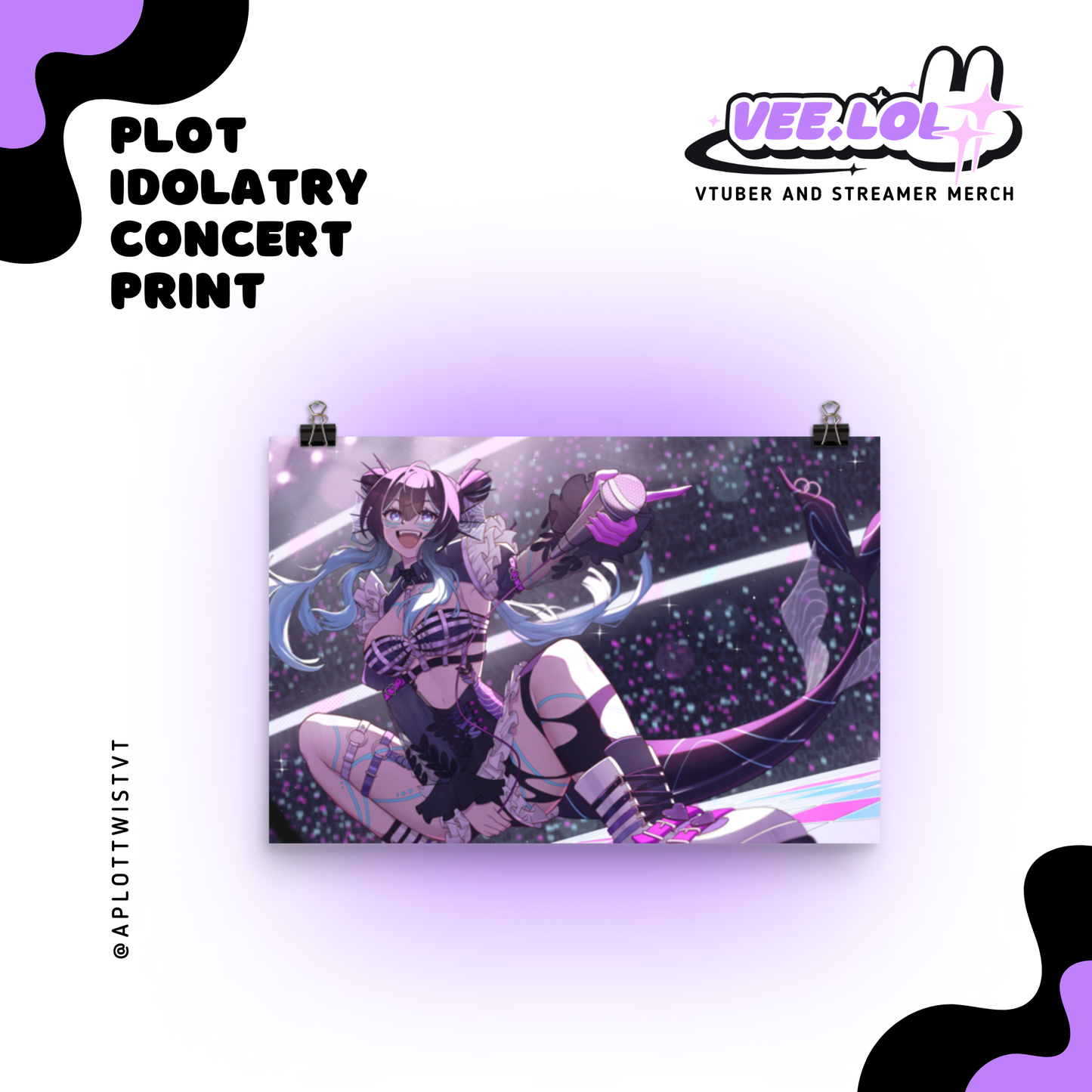 Plot “Idolatry” Concert Print