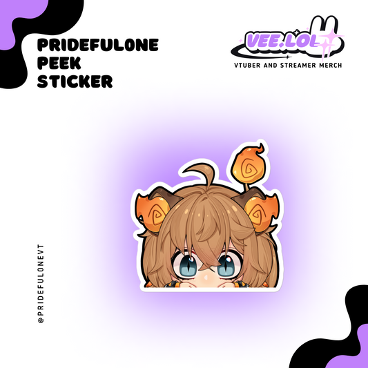 Prideful0ne Peek Sticker