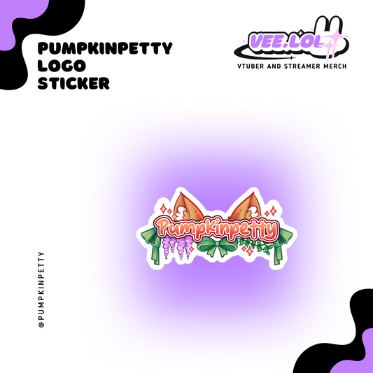 PumpkinPetty Logo Sticker