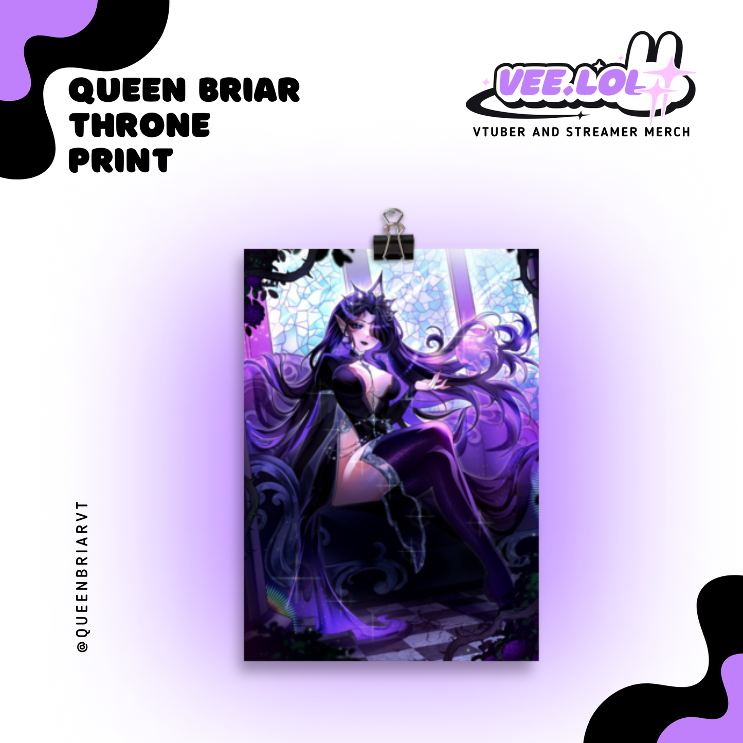 Queen Briar Throne Print