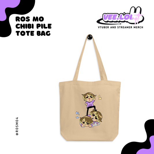 Ros Mo Chibi Pile Tote Bag