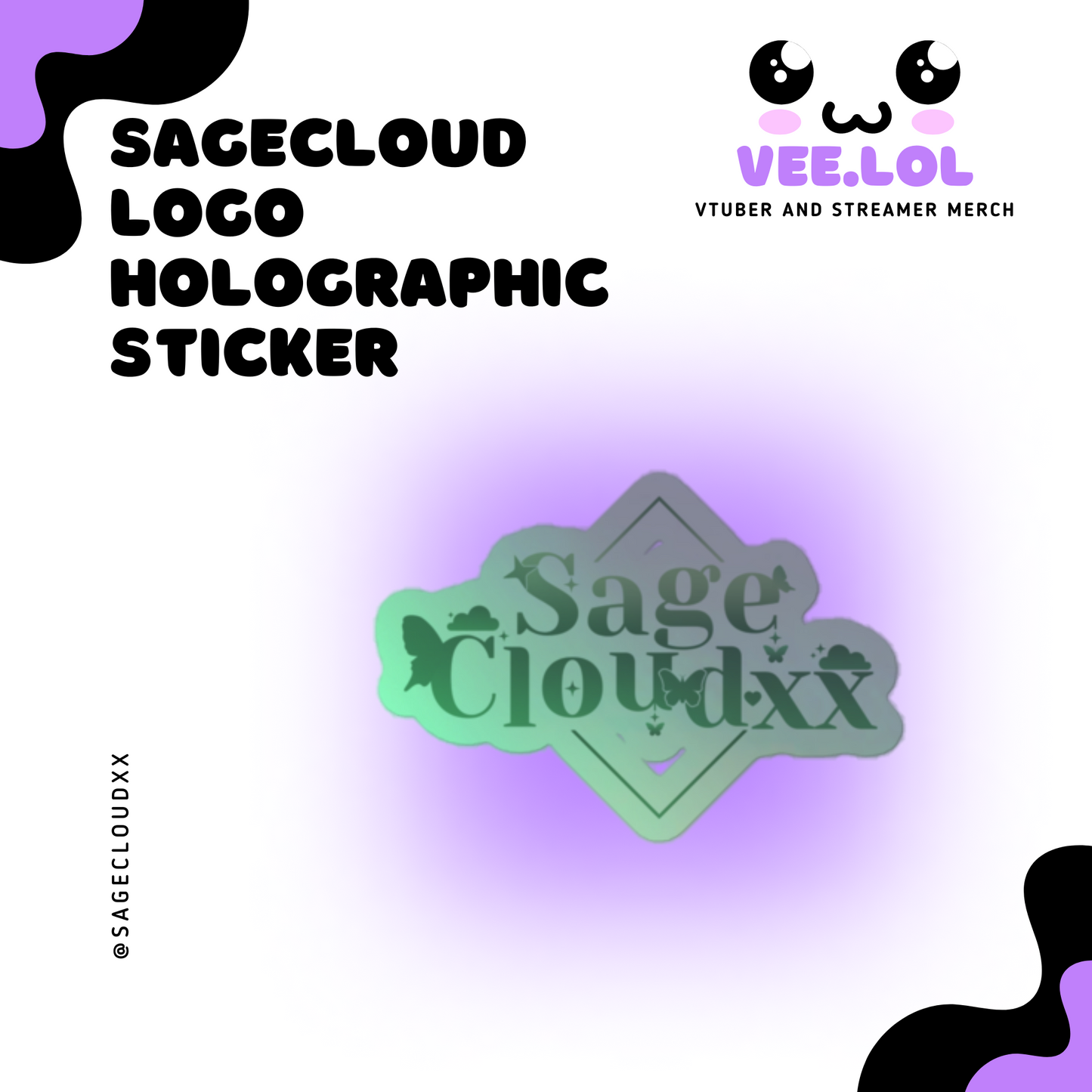 Sage Holographic Sticker
