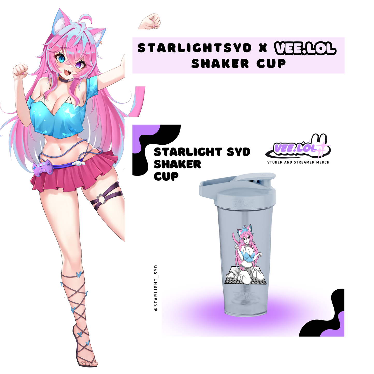 Starlight Syd Shaker Cup ~ Pre Order