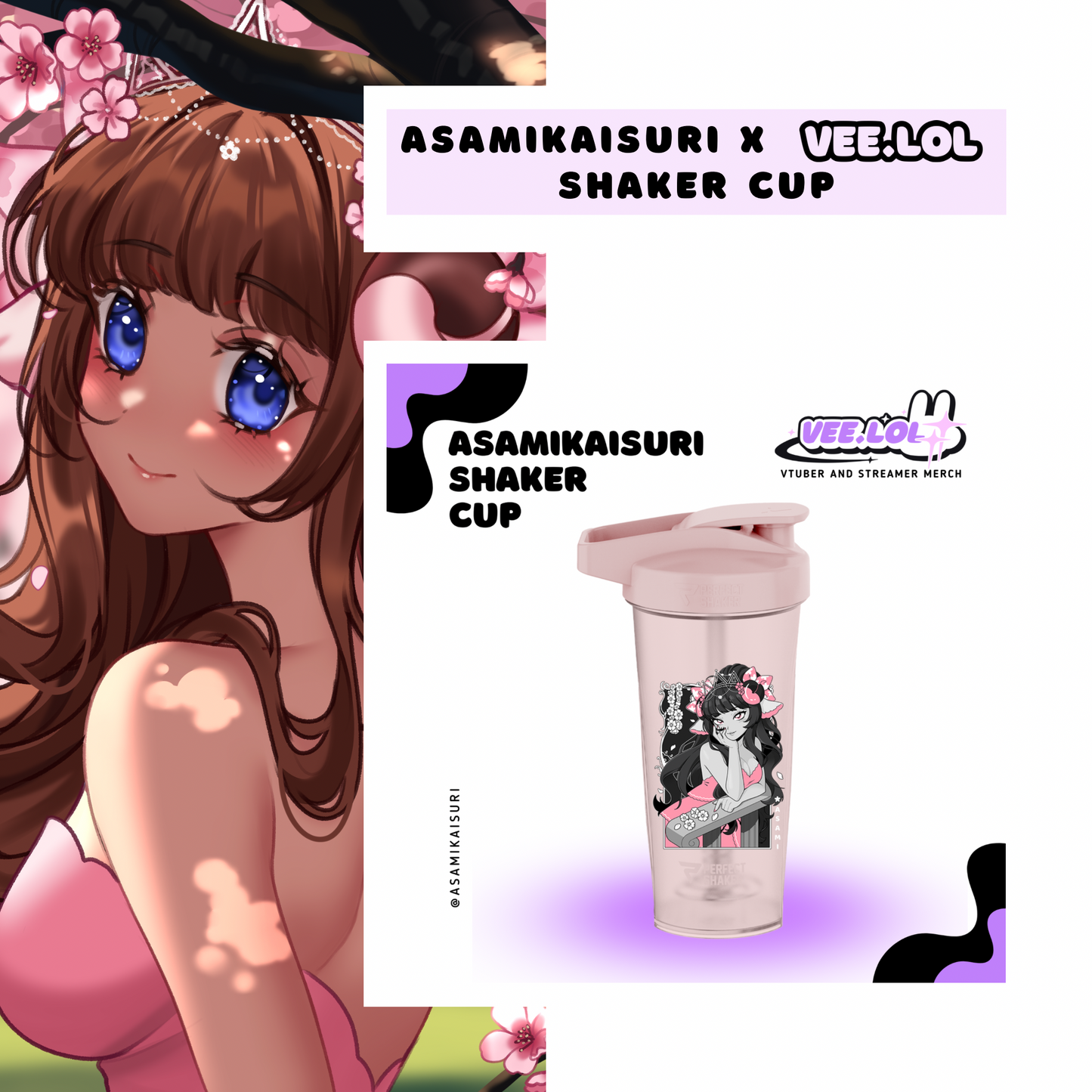 Asami Shaker Cup ~ Pre Order