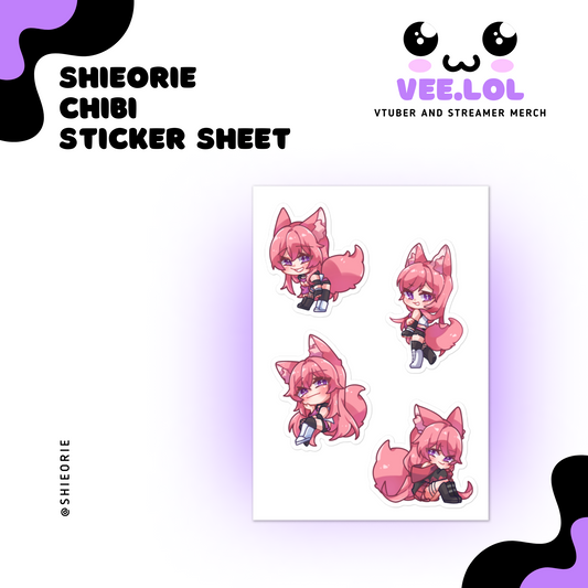 Shieorie Chibi Sticker Sheet