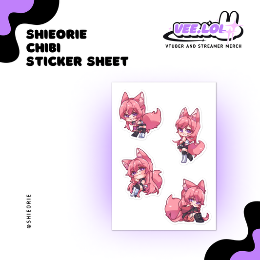 Shieorie Chibi Sticker Sheet