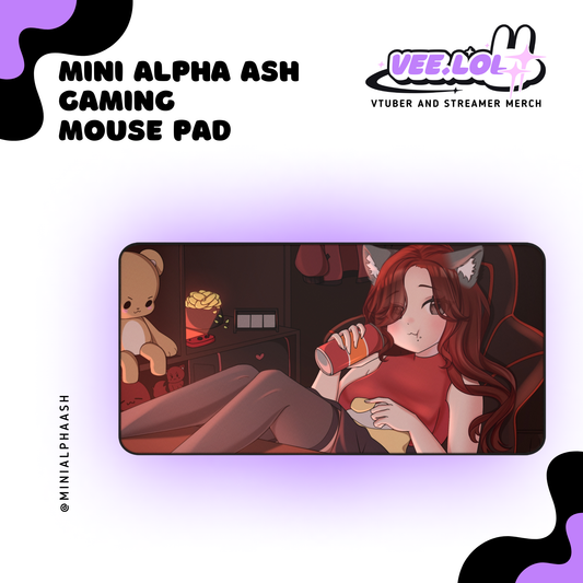 Mini Alpha Ash Gaming Mouse Pad