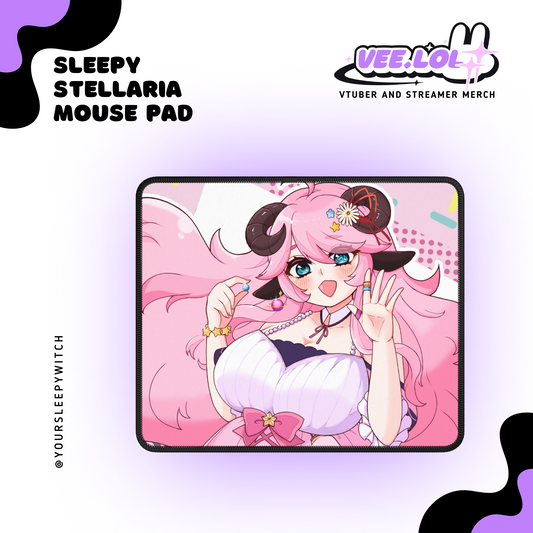 Sleepy Stellaria Mouse Pad