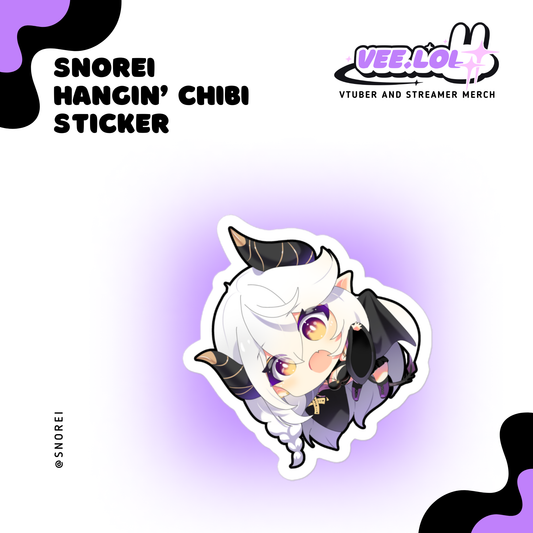 Snorei Hangin’ Chibi Sticker