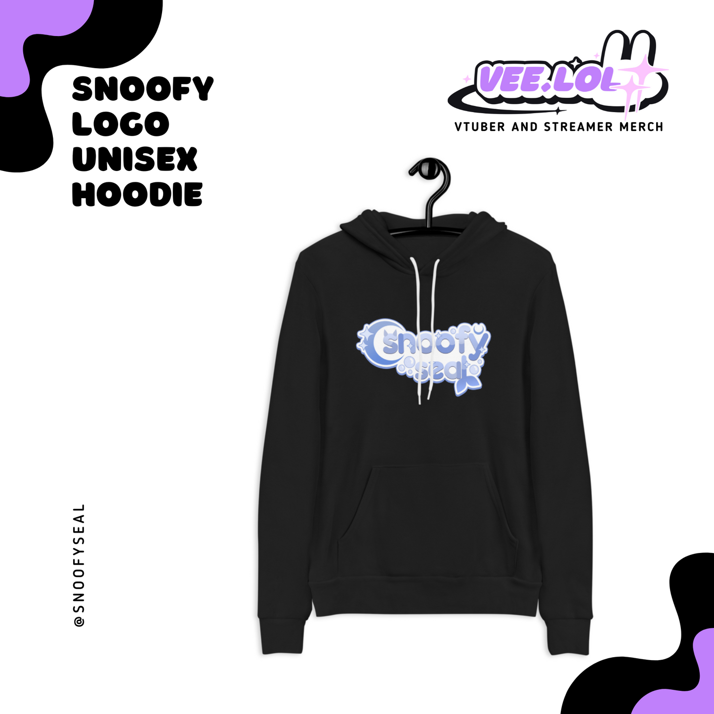 snoofy Logo Unisex Hoodie