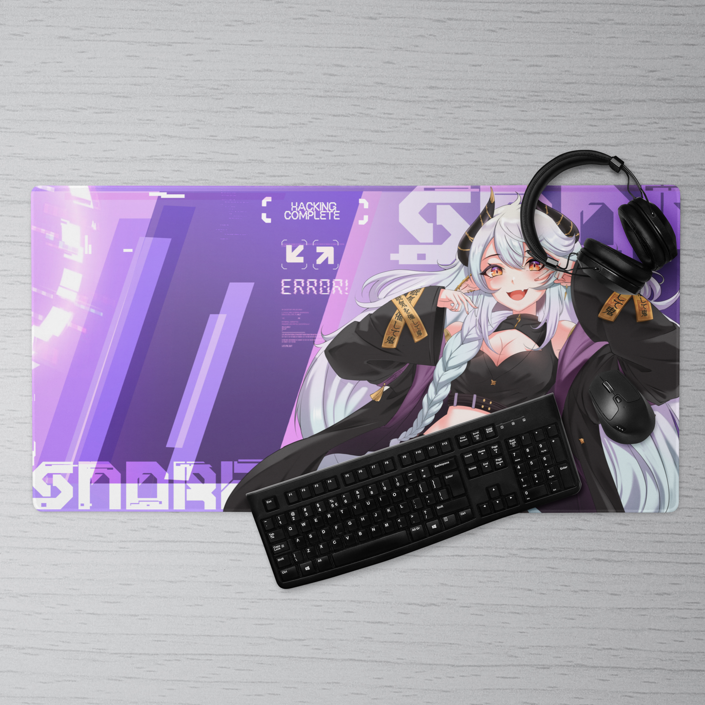 Snorei Glitch Gaming Mouse Pad