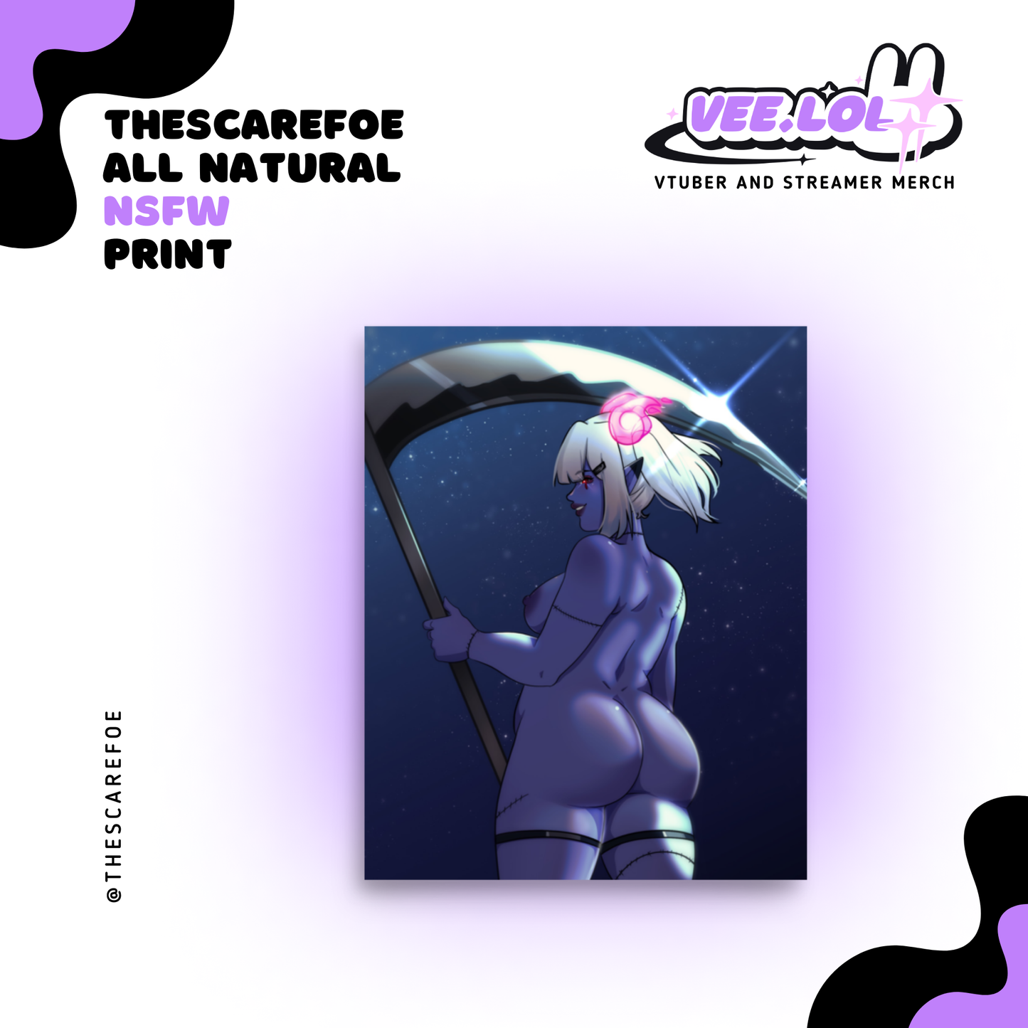 TheScareFoe All Natural NSFW Print