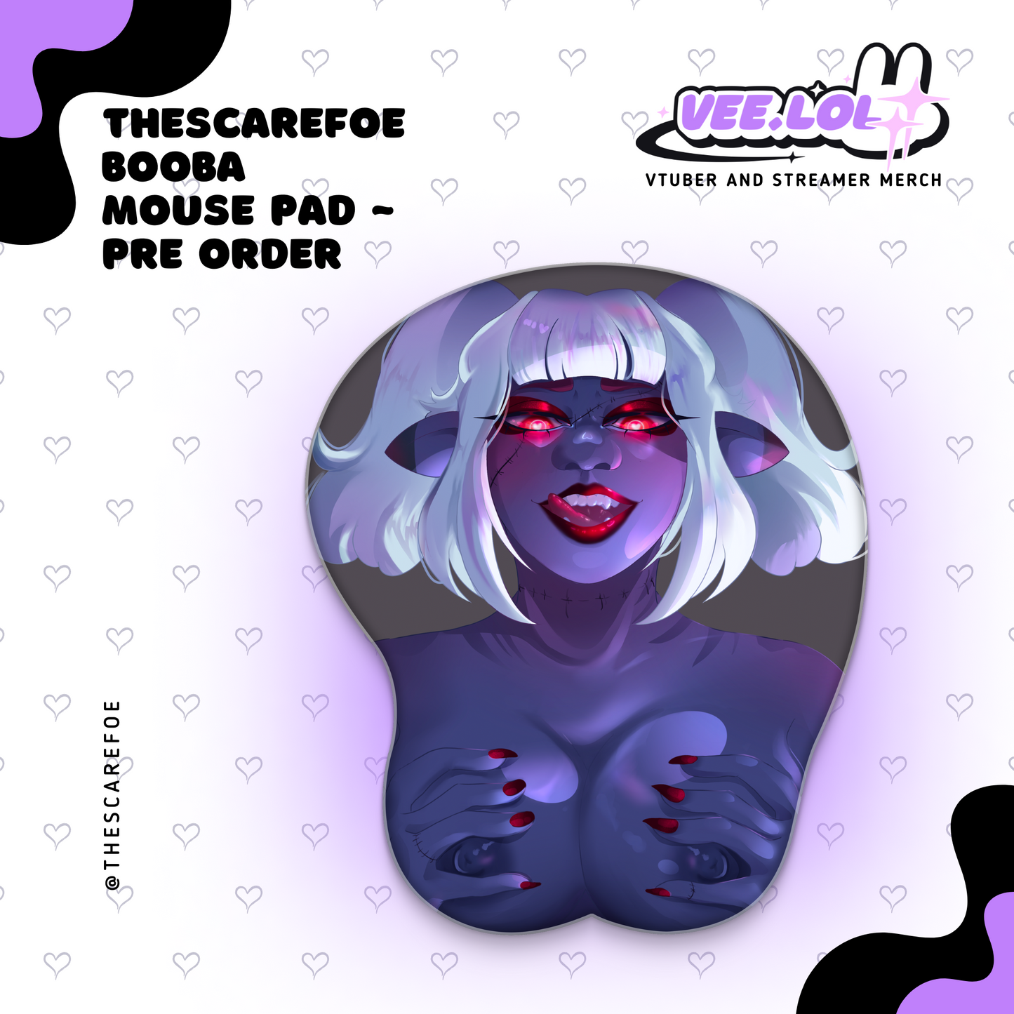 TheScareFoe Booba Mouse Pad ~ Pre Order