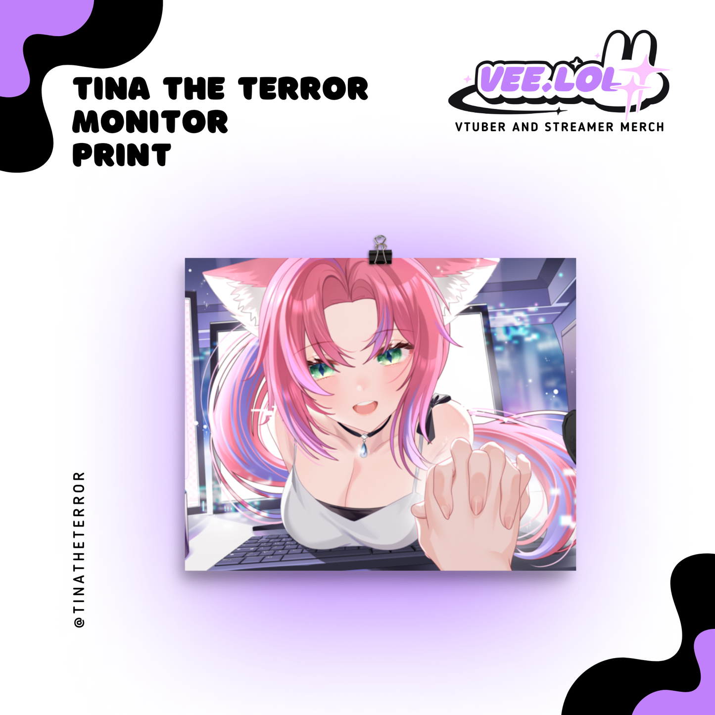 Tina The Terror Monitor Print