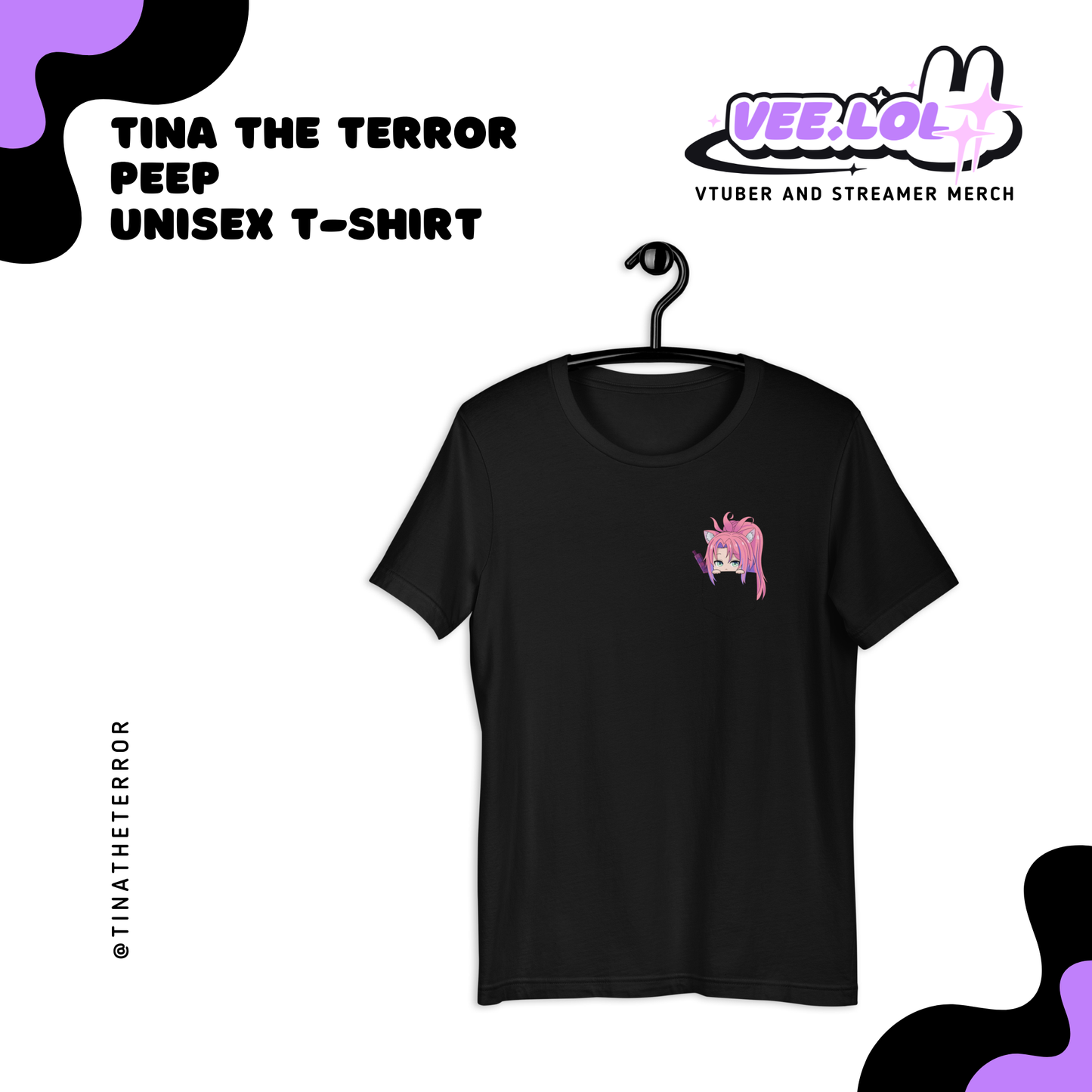 Tina The Terror Peep Unisex T-Shirt