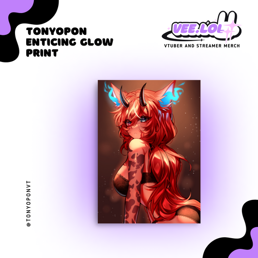 Tonyopon Enticing Glow Print