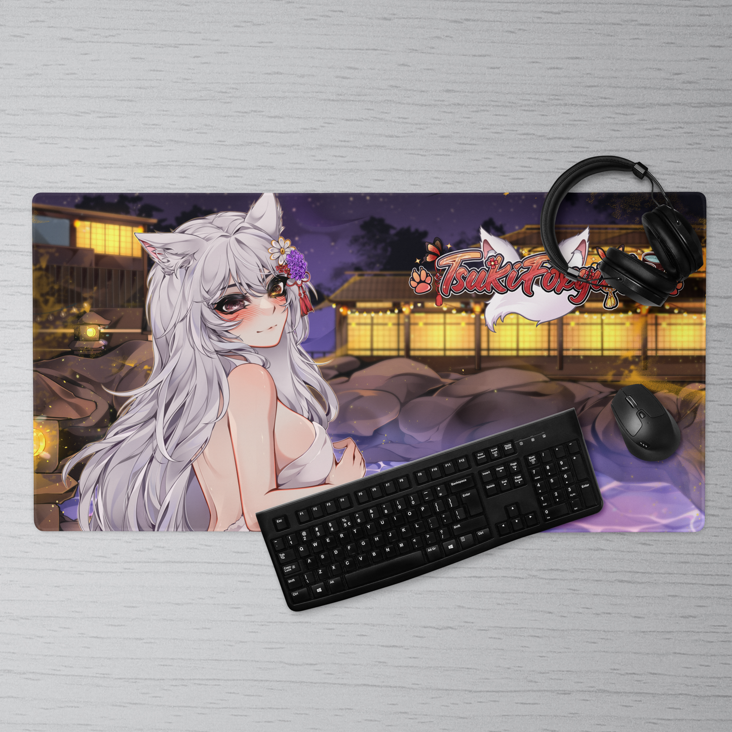 Tsuki Hot Springs Gaming Mouse Pad