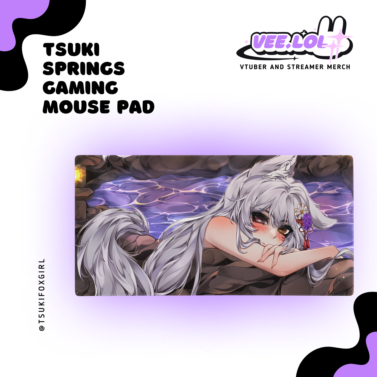 Tsuki Springs Gaming Mouse Pad