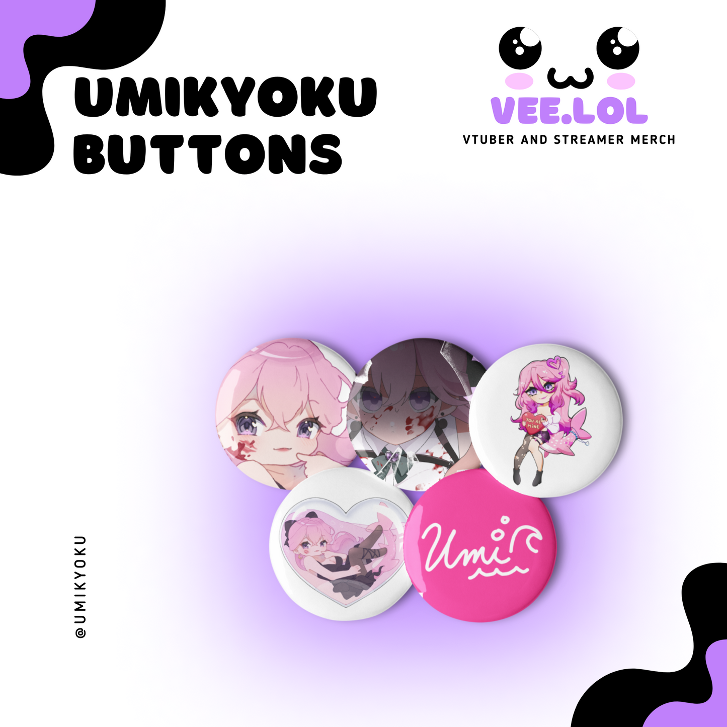Umi Kyoku Buttons
