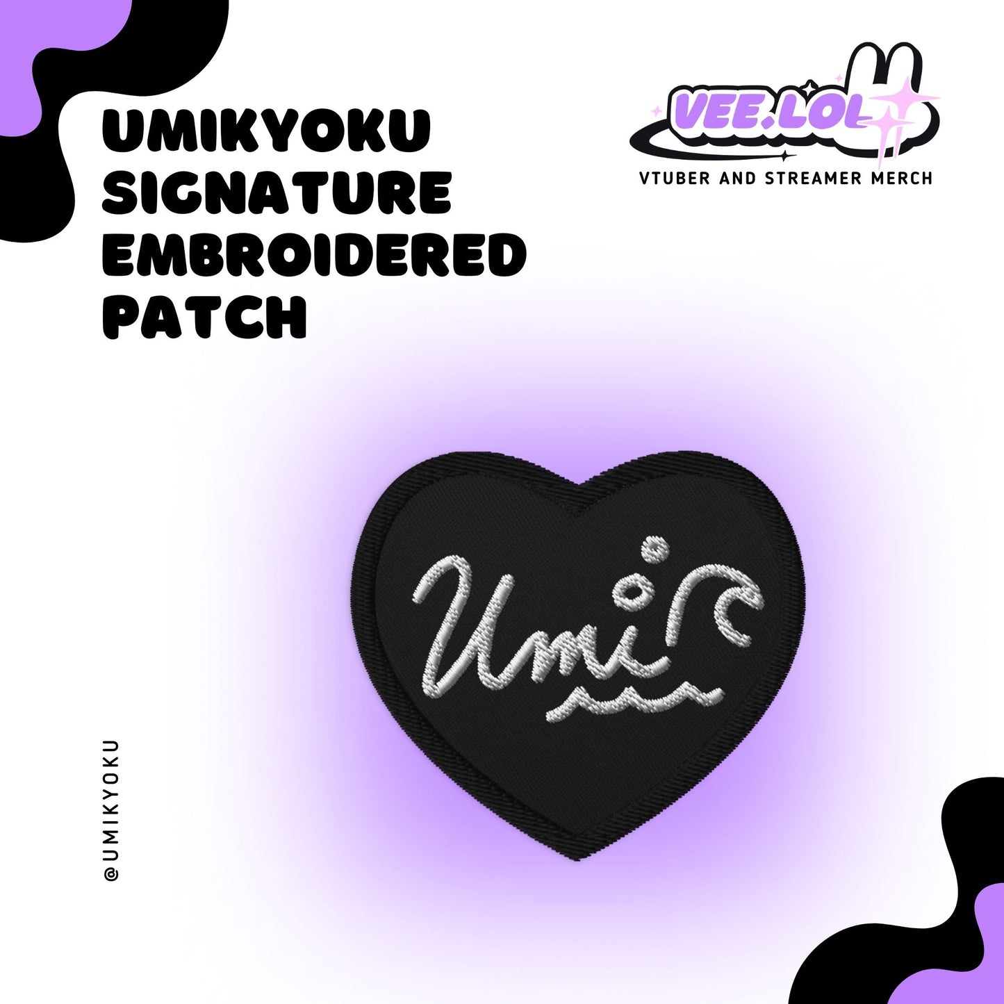 Umi Kyoku Signature Embroidered Patch