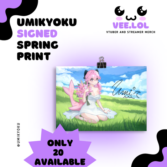 Umi Kyoku Signed Spring Print ~ Only 20 Available