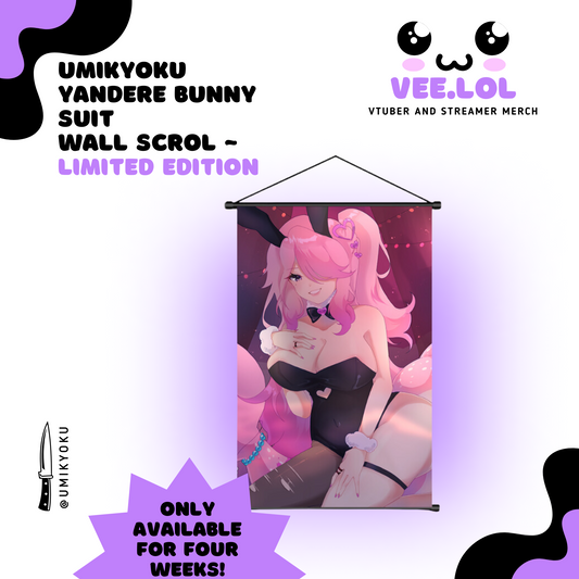 Umi Kyoku Yandere Bunny Suit Wall Scrol ~ Limited Edition