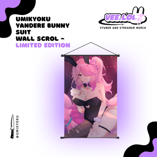 Umi Kyoku Yandere Bunny Suit Wall Scrol ~ Limited Edition