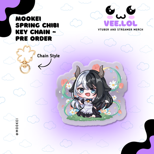 Mookei Spring Chibi Key Chain ~ Pre Order