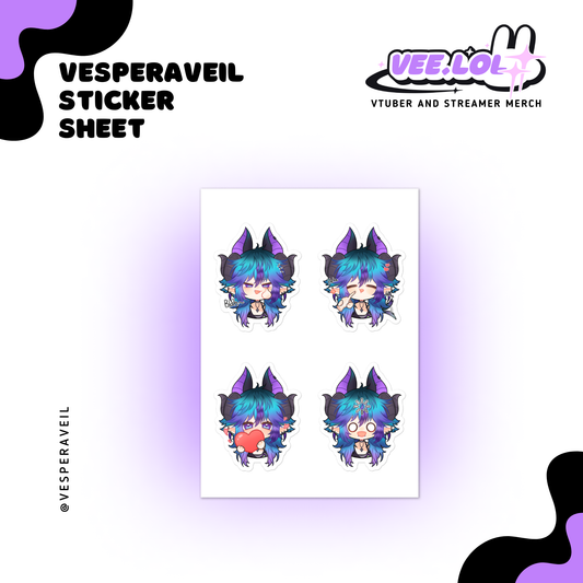VesperaVeil Sticker Sheet