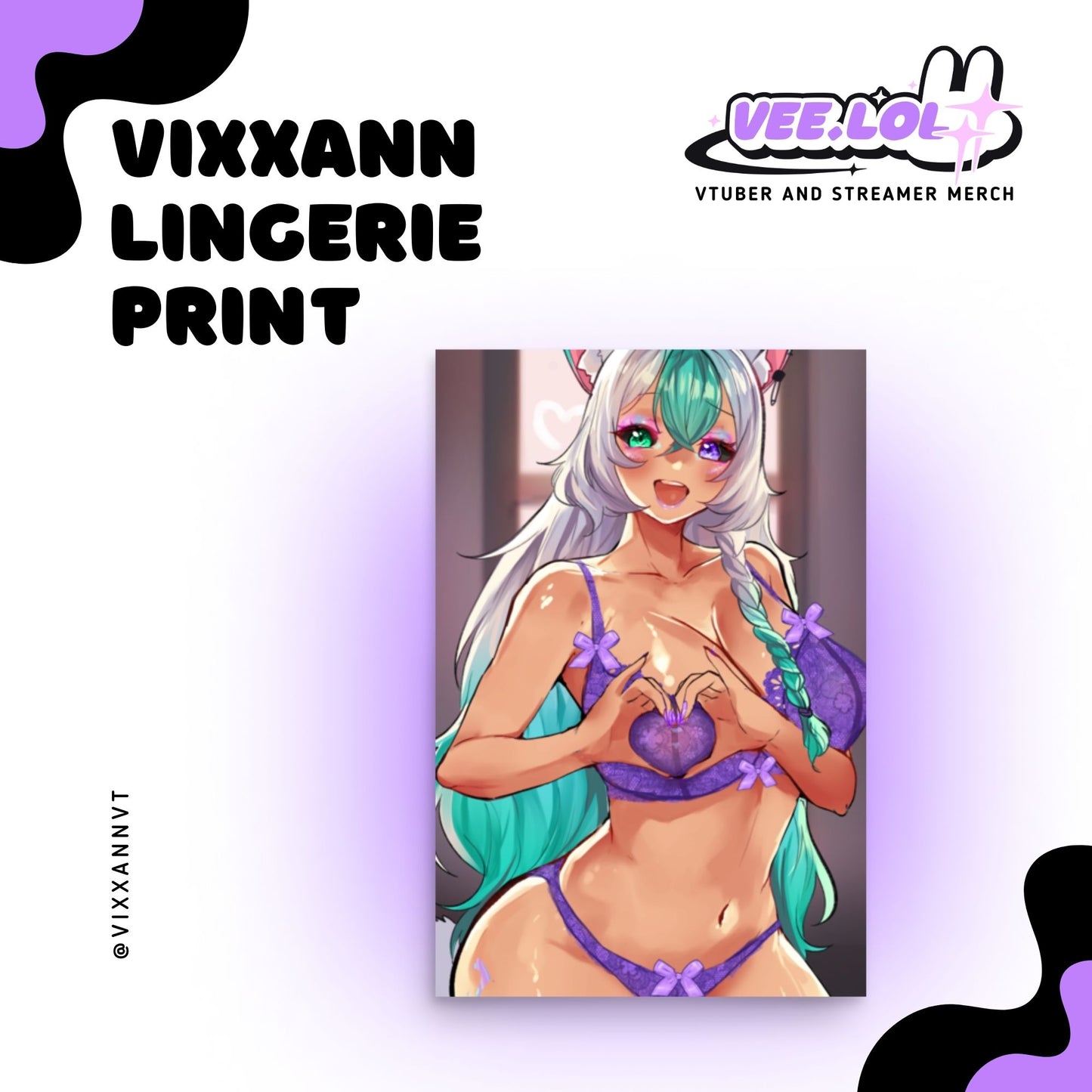 Vixxann Lingerie Print