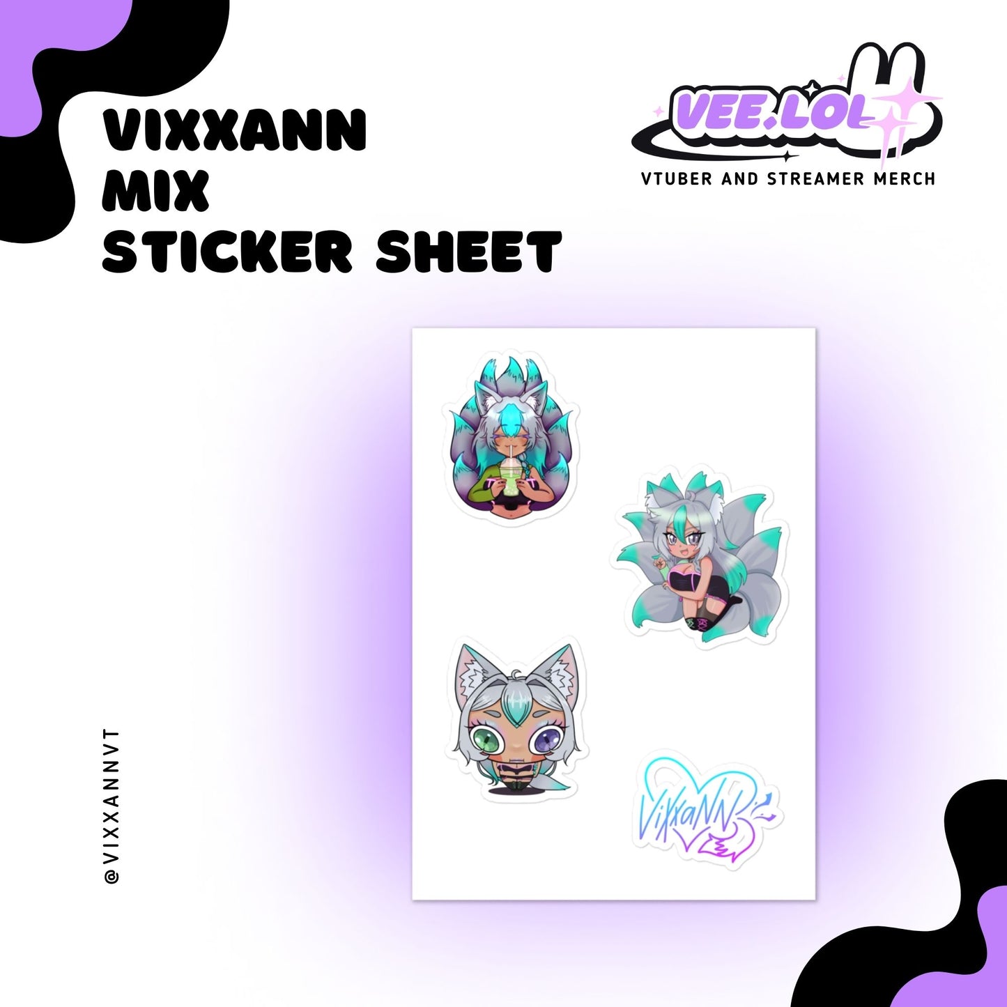 Vixxann Mix Sticker Sheet