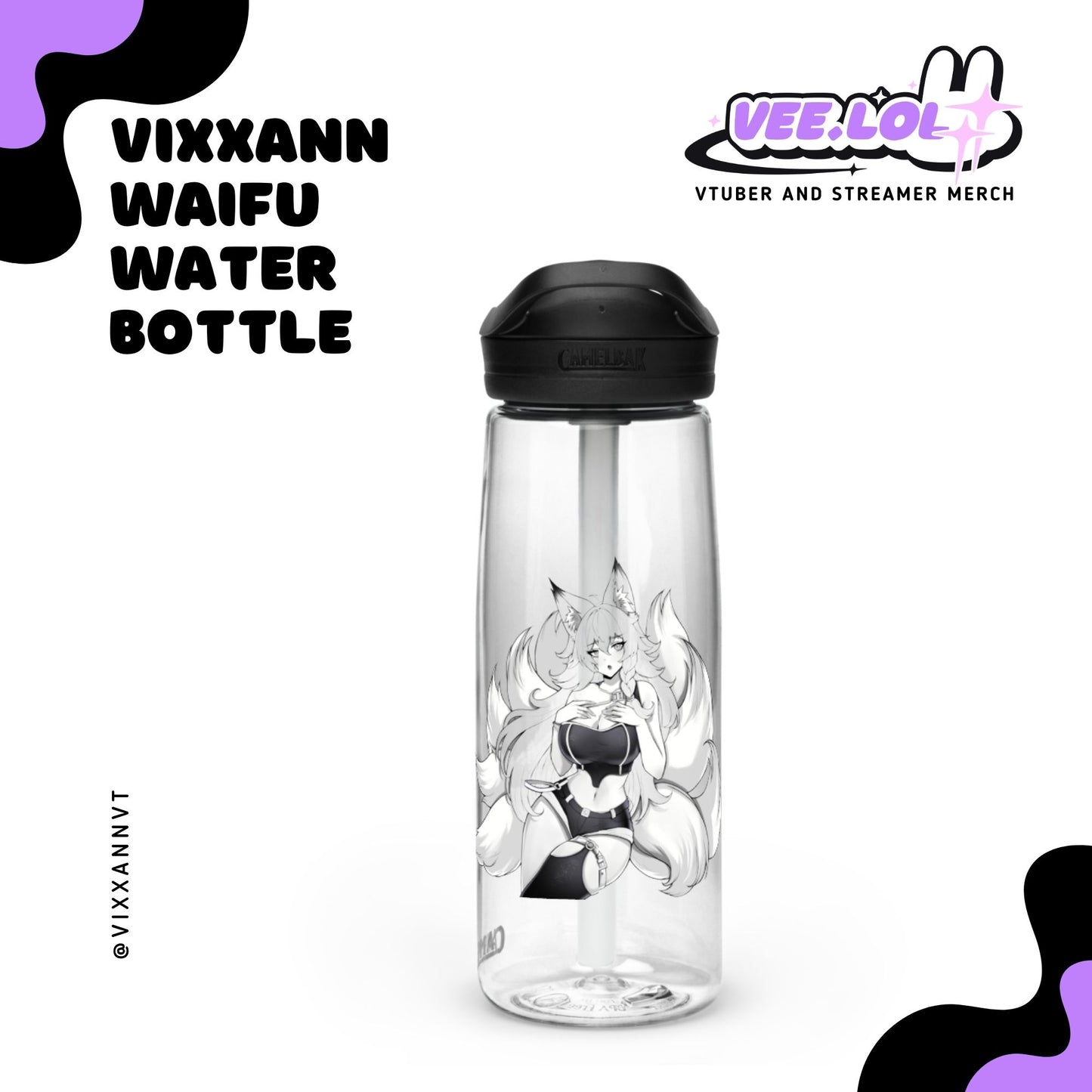 Vixxann Waifu Water Bottle