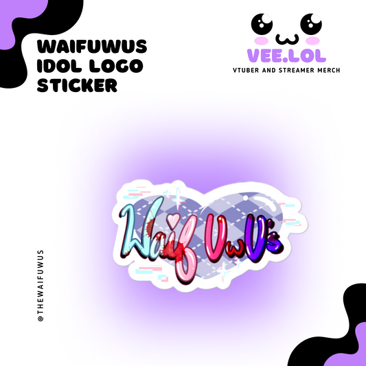 Waifuwus Idol Logo Sticker