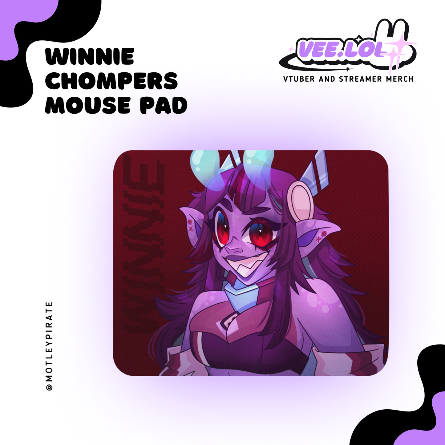 Winnie Chompers Mouse Pad