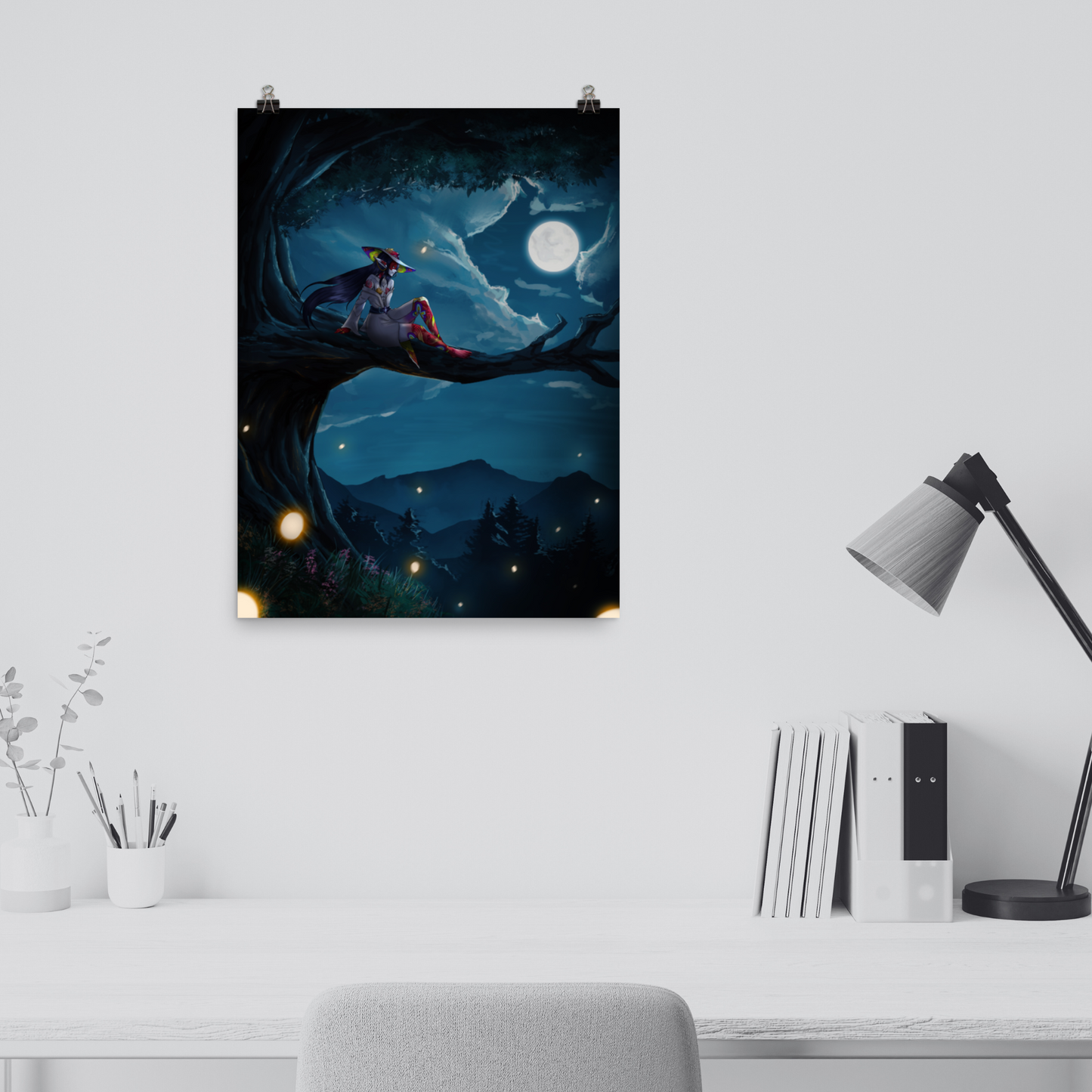 ZarukWindCaller Moonlight Memories Print