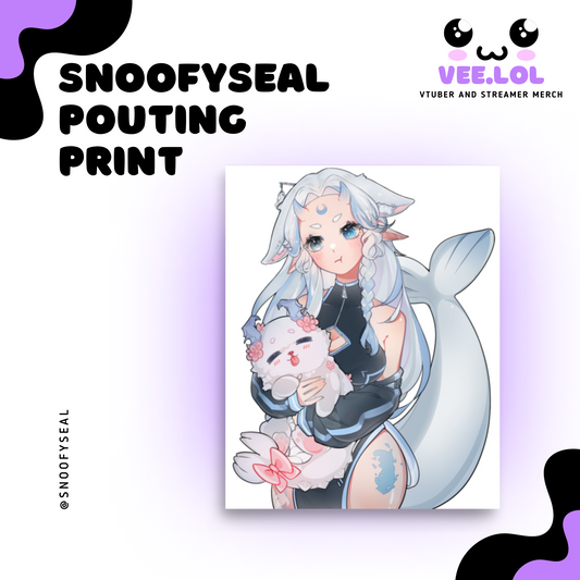 snoofyseal Pouting Print
