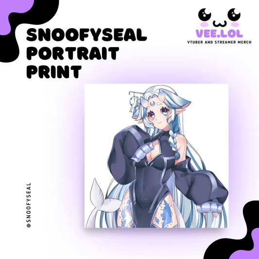 snoofyseal Portrait Print