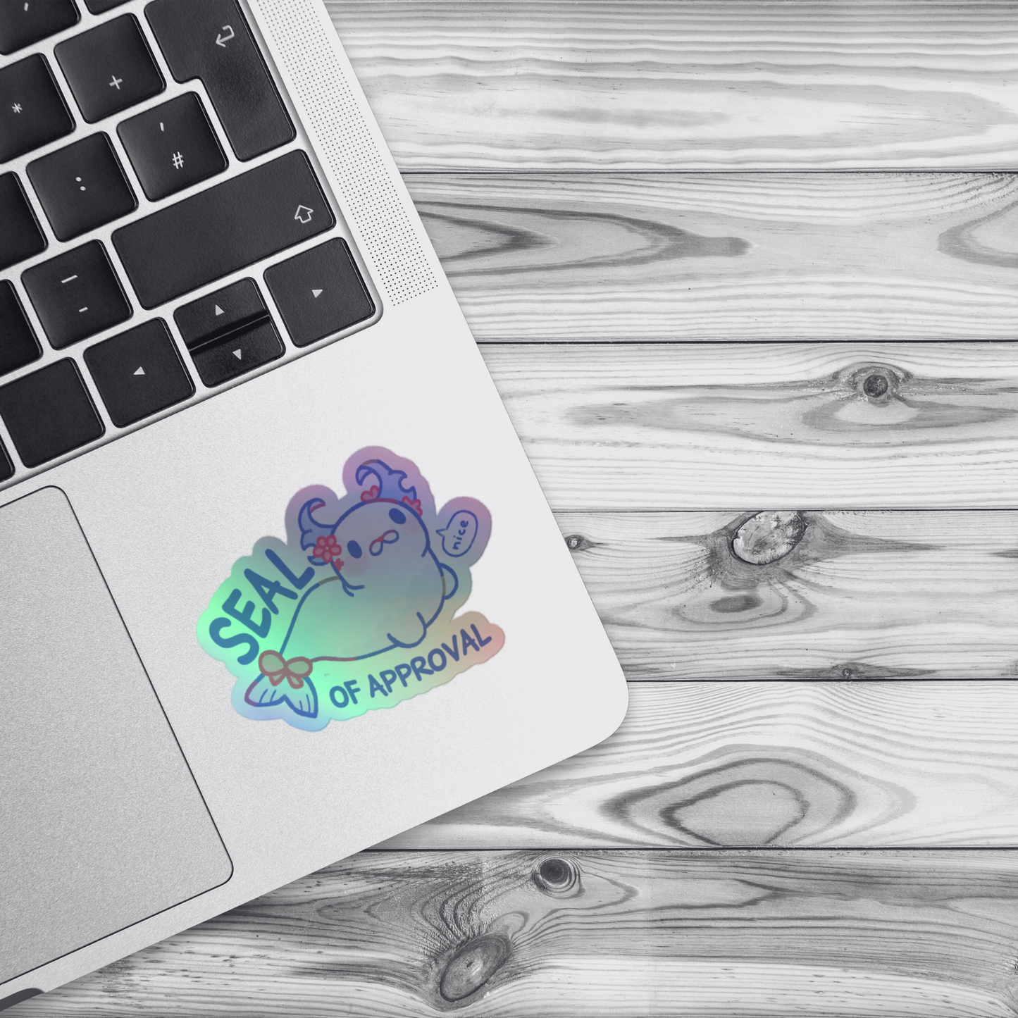 snoofyseal Seal Of Approval Holographic Sticker